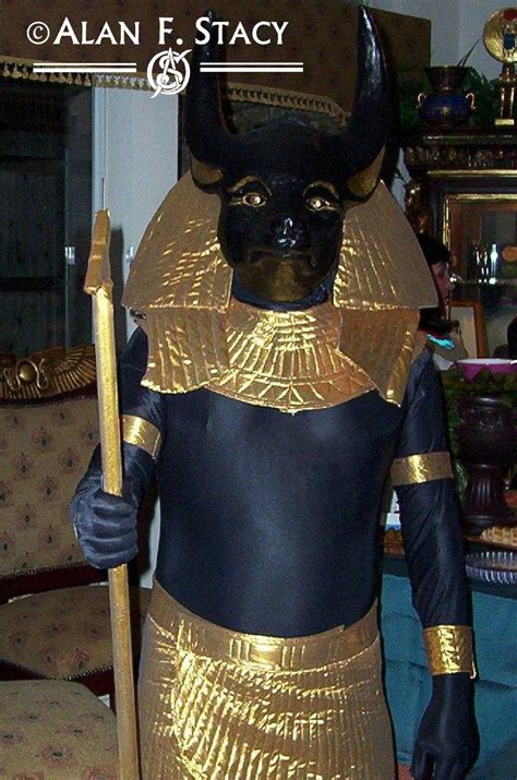 Anubis Costume 2005 For An Egyptian Society Party I Stood By The Door