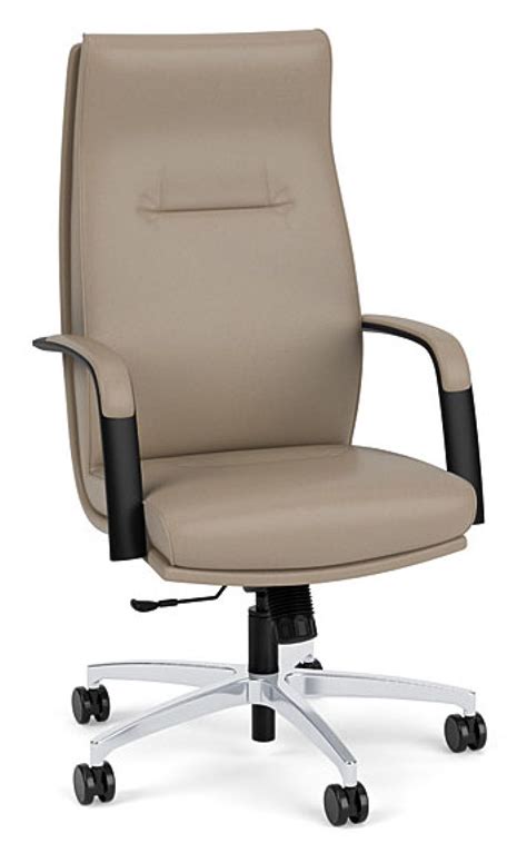 Vinyl High Back Conference Room Chair Linate By Via Seating