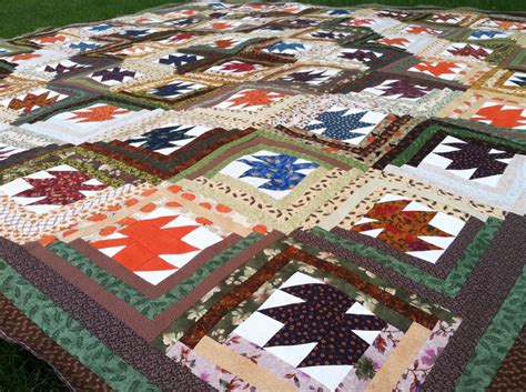 Check spelling or type a new query. Quilt top reveal: Maple Leaf Log Cabin | Quilt Addicts ...