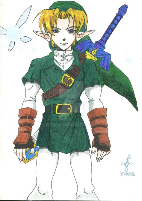 Link The Hero Of Time By Elygalvar On Deviantart