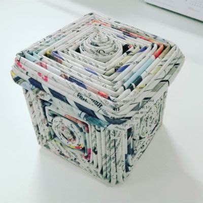 Handmade Jewellery Box Recycled Newspaper Ecomauritius Mu