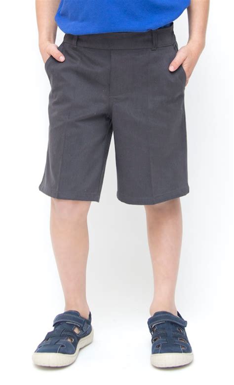 Boys Classic Fit Shorts Grey 5yrs Plus Ecooutfitters