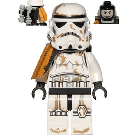 Lego Star Wars Sandtrooper Orange Pauldron Survival Backpack Dirt
