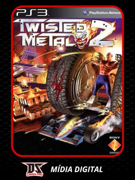Twisted Metal 2 Ps3 Mídia Digital Ds Games Pro