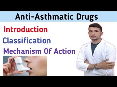 Anti Asthmatic Drugs Classification MOA Pharmacology Th Semester