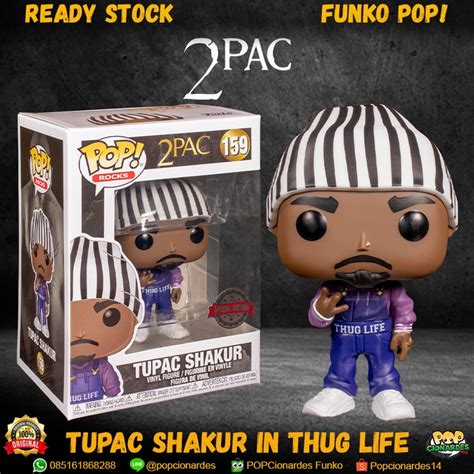 Jual Produk Funko Pop Rocks 2pac Tupac Shakur In Thug Life Overall