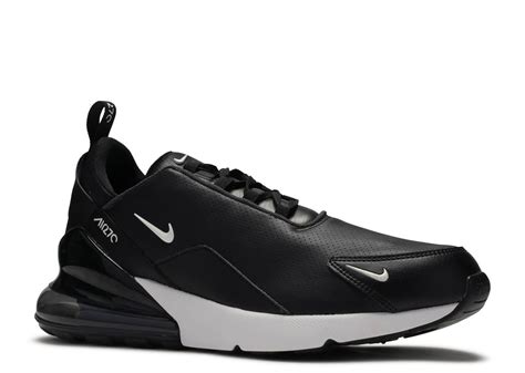 Nike Air Max 270 Premium Leather Sneaker In Black For Men Save 49 Lyst