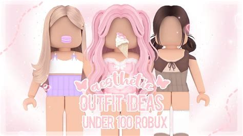 Roblox Aesthetic Outfit Ideas Under Robux Luhverx Youtube