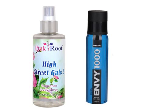 Buy Envy Nitro Perfume Body Spray 120ml And Pink Root High Street Gals