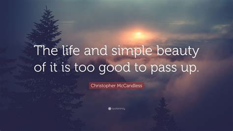 Christopher Mccandless Quote The Life And Simple Beauty