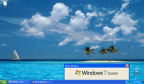 My Windows 7 Starter With Windows Xp Theme By Windytheplaneh On Deviantart