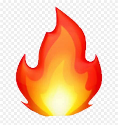 A Fire Flame On A Transparent Background