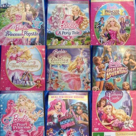 Barbie Dvd Collection Barbie Movies Amino