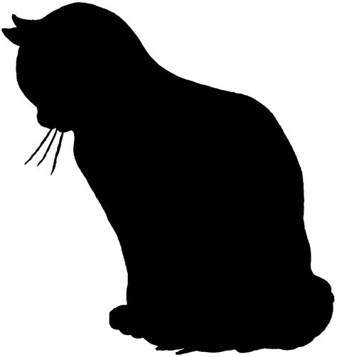 Free Cat Silhouette Transparent Download Free Cat Silhouette