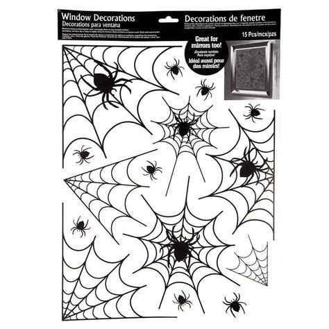 Window Stickers Spiders And Webs Cybershop