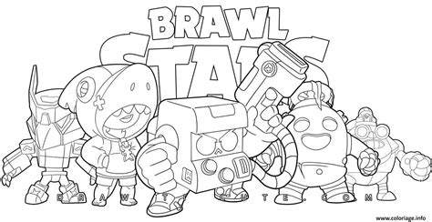Poco brawl stars dispara ondas de sonido dañinas a los enemigos. Coloriage Brawler Team Brawl Stars à imprimer en 2020 ...