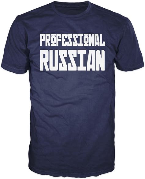dalesbury professionelle russische funny slogan t shirt marineblau amazon de bekleidung