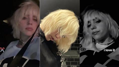 Billie Eilish Debuts Dramatic Short Blonde Hair Transformation As She Ditches Long Locks Daily