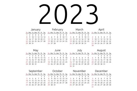 Aesthetic Calendar 2023 Printable Free Letter Templates
