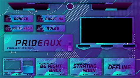 Stream Overlay Template Streaming Overlays Twitch