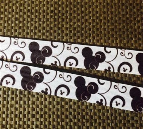 Mickey Mouse Ribbonmickey And Friends Ribbon Minnie Mouse Etsy