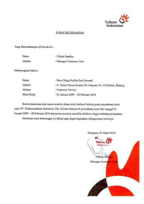 Surat Permohonan Pindah Alamat Telkom Surabaya Imagesee