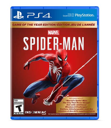 Marvels Spider Man Game Of The Year Edition Ps4 Walmart Canada