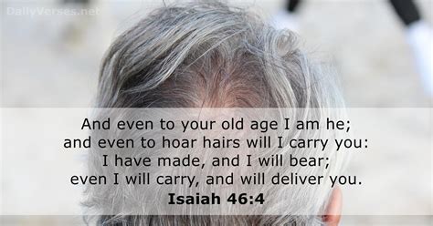 February 5, 2023 - Bible verse of the day (KJV) - Isaiah 46:4 ...