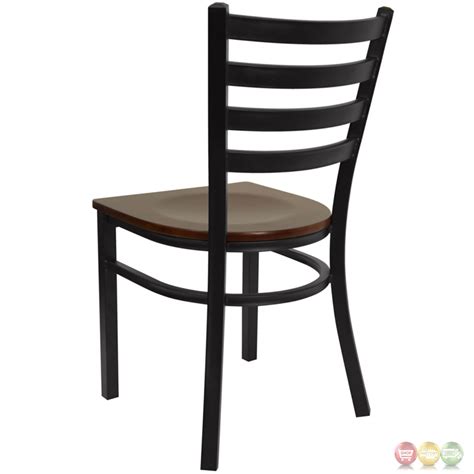 All categories banquet stack chairs custom restaurant booths dollies folding chairs folding tables fully upholstered chairs|european collection healthcare restaurant metal bar stools restaurant. Hercules Series Black Ladder Back Metal Restaurant Chair ...