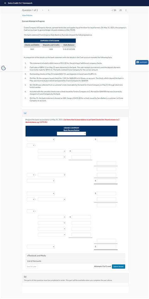 Solved Prepare a bank reconciliation at May 31, 2025. (list | Chegg.com