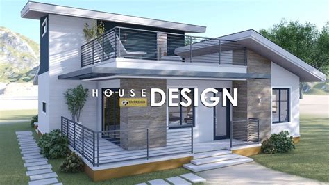 Small House Design 2 Storey With Deck 990m X 1160m 161 Sqm Tfa