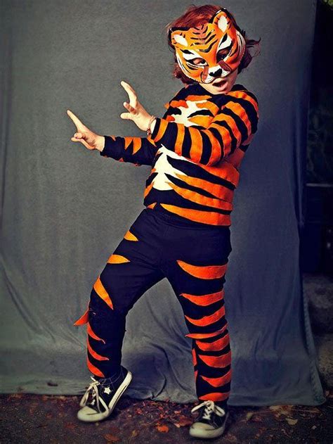 Fiery Tiger Costume Tiger Halloween Costume Animal Costumes For Kids