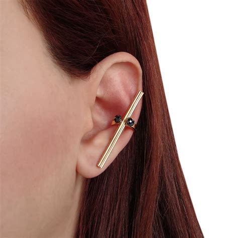 Ασημένιο σκουλαρίκι Ear Cuff νέα σχέδια Ear Cuff Earrings Jewelry