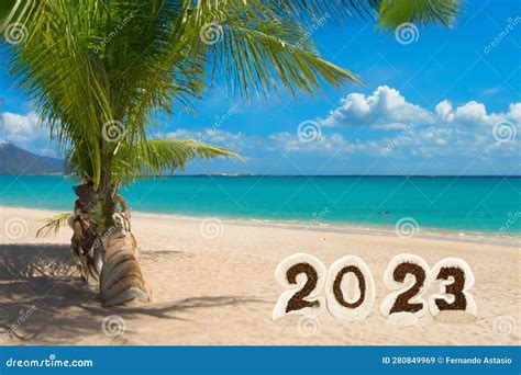 Summer Summer 2023 Summer Concept With The Number Written On The