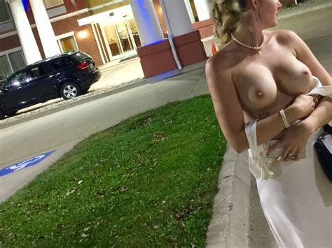 Here The Bride Is Flashing Her Tits Nudeshots Free Nude Porn Photos