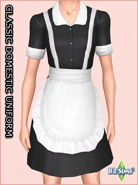 Mod The Sims Classic Domestic Uniform