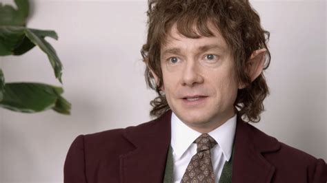 Martin Freeman Plays Bilbo Baggins Working At A Middle Earth Paper