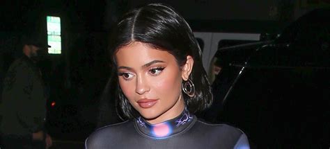 Kylie Jenner Dons Skin Tight Bodysuit For Dinner In La Kylie Jenner
