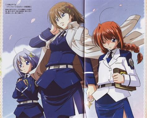 This film, unlike 1st and 2nd, have a brand new original story using elements from other media, such as the manga nanoha force (for bardiche and raising heart new design) and the psp game gears of destiny, as the florian sisters are. Mahou Shoujo Lyrical Nanoha StrikerS (Hayate Yagami, Vita ...