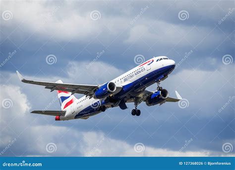 Ba British Airways Airbus A320 200 Take Off Editorial Photo Image