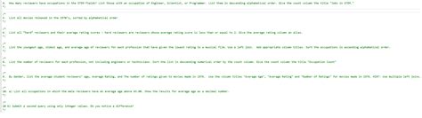 These degrees translate into countless careers upon graduation, with. Develop A SQL Script That Contains All Of The Foll ...