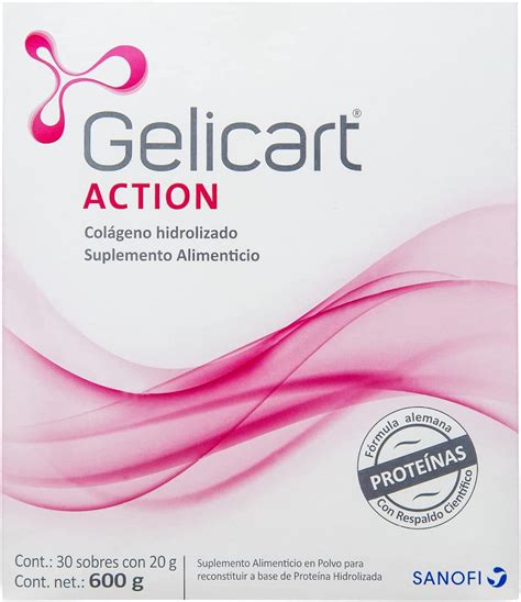Gelicart Action 20 G Colageno Hidrolizado Mx Salud Y