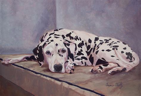 Dalmatian Painting By Ann Sheltz