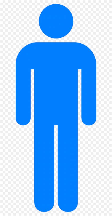 Blue Man Toilet Restroom Sign Clipart Flyclipart