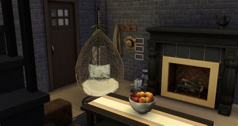 My Sims 4 Blog Husk Armchair And Rattan Hanging Chair By Mio89