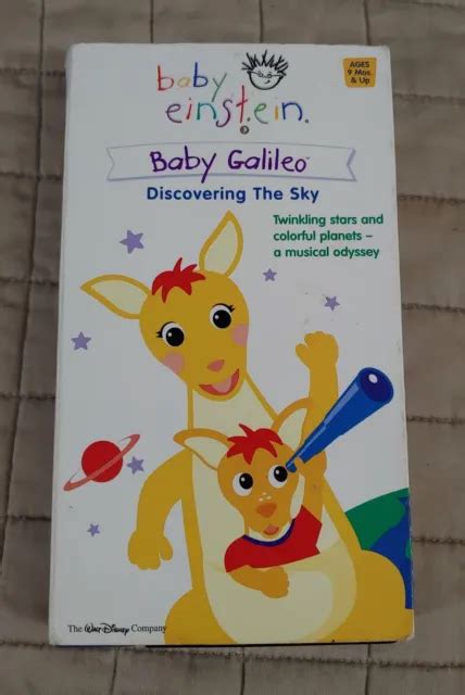 Disney Baby Einstein Galileo Vhs Video Tape Infant Sky Twinkle Stars