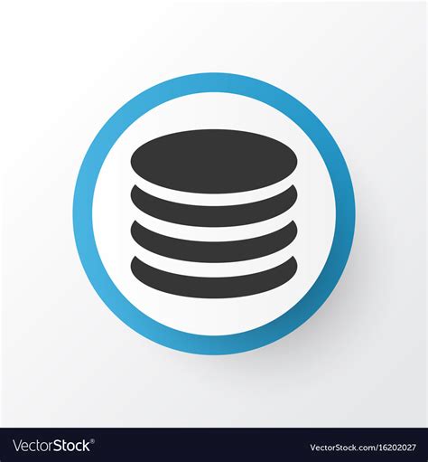 Database Icon Symbol Premium Quality Isolated Db Vector Image