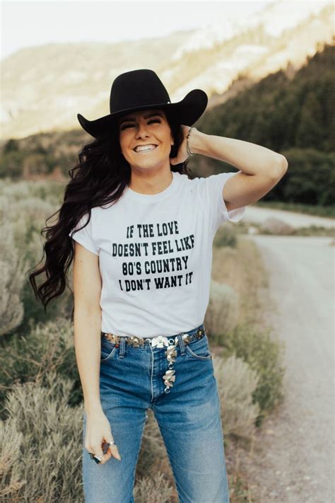 80s Country Tee In 2020 Country Girls Outfits Country Style Outfits