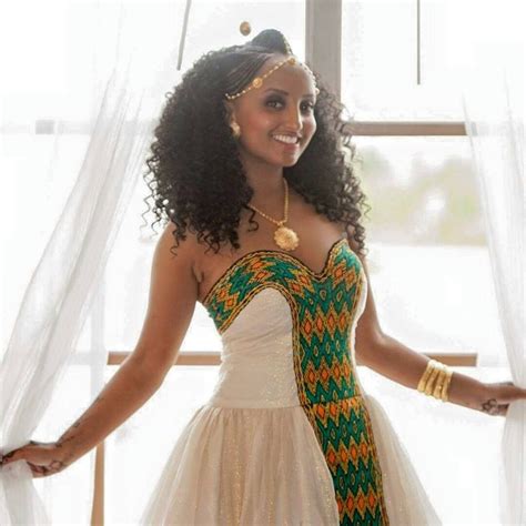 Traditional Habesha Dress Ethiopian Traditional Dress Ethiopian Clothing Ethiopian Dress