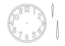 Hier zeige ich euch wie ihr schnell, günstig und ganz einfach eine schablone für´s zifferblatt beim erstellen einer uhr anfertigen könnt. Uhr basteln | Uhrzeit lernen, Uhr selber basteln und Basteln